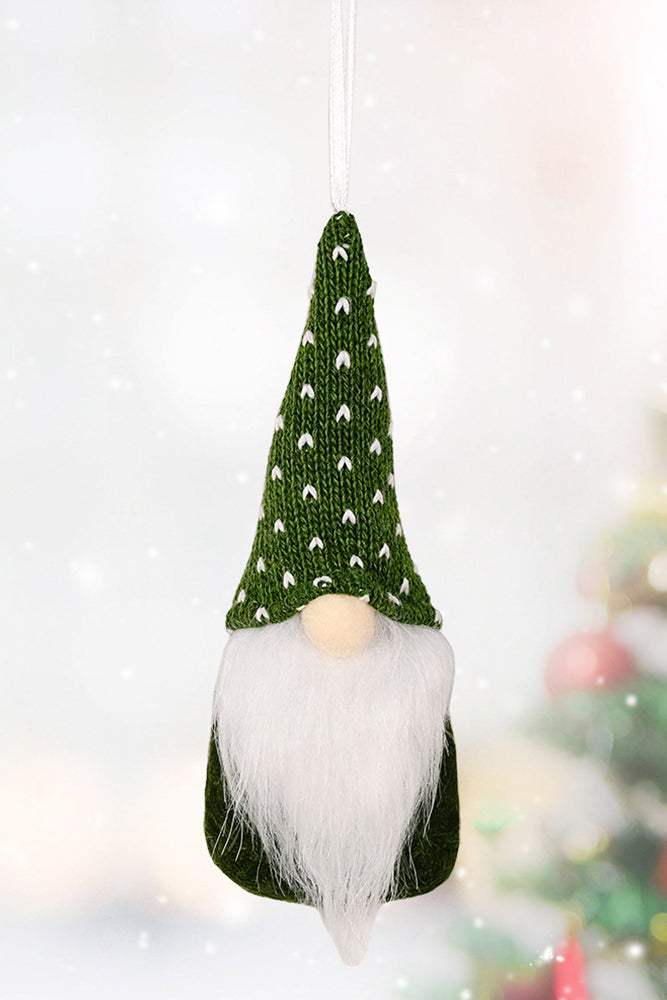 Knit Christmas Gnome Ornaments