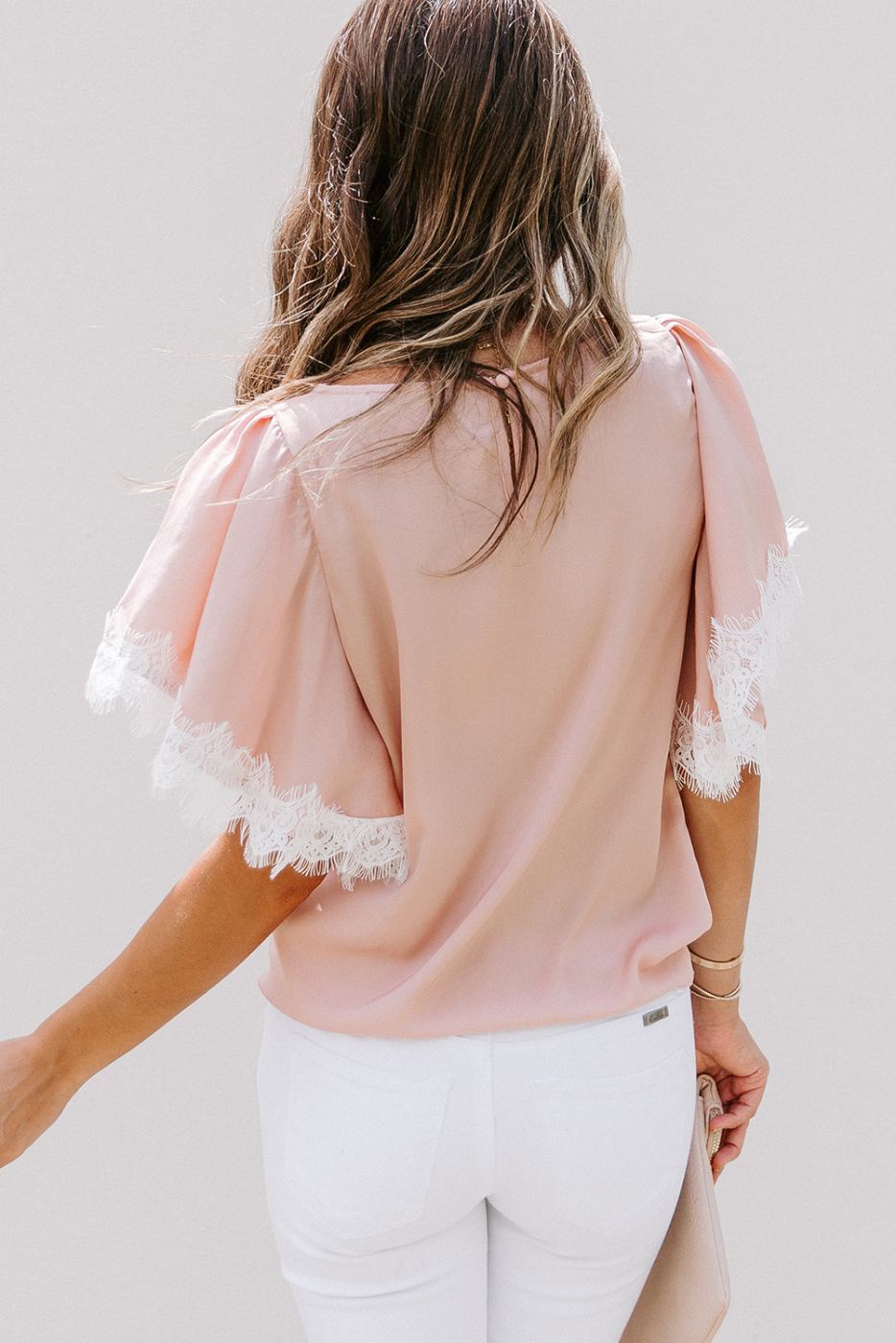 Pink Flutter blouse