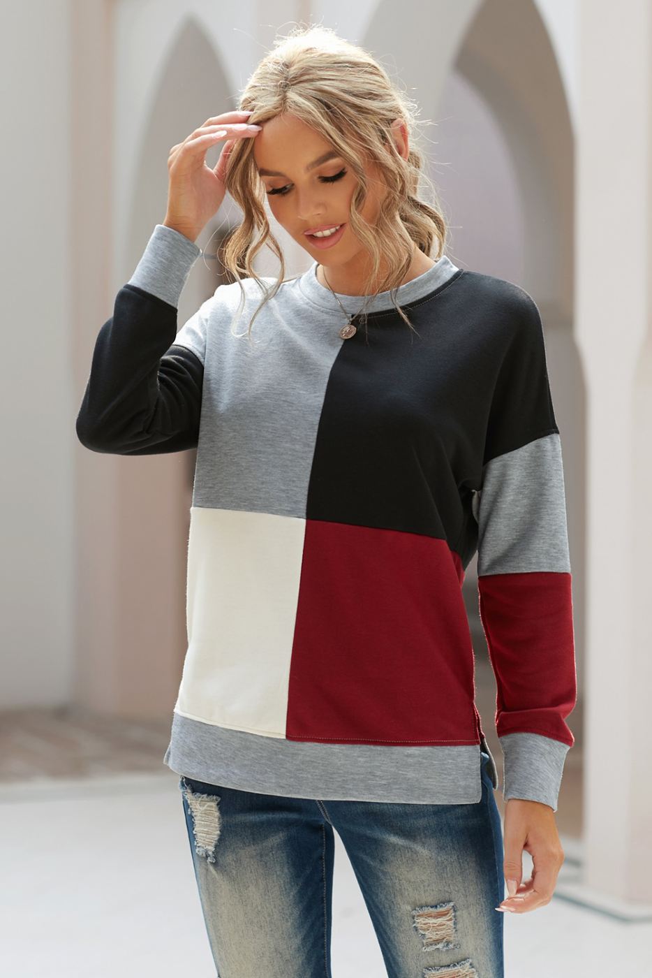 Color block Sweatshirt