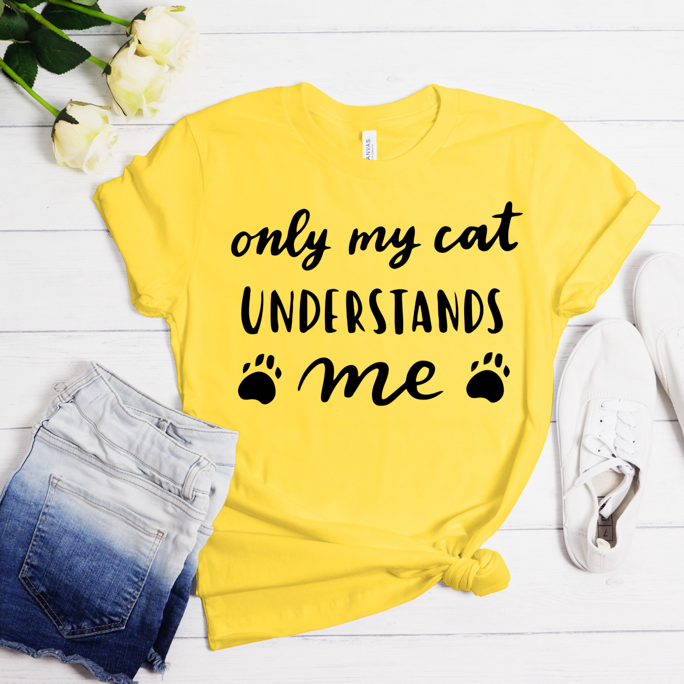 Only My Cat understands me Graphic Tee
