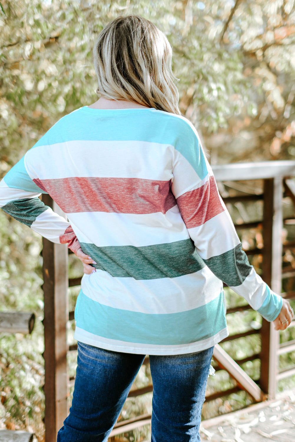 Colorblock Pullover Shirt