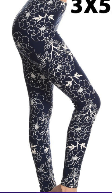 Navy Whispers Leggings