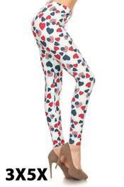 Hearts and Flags Leggings