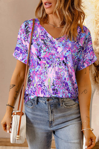 Pink Loose Boho Top