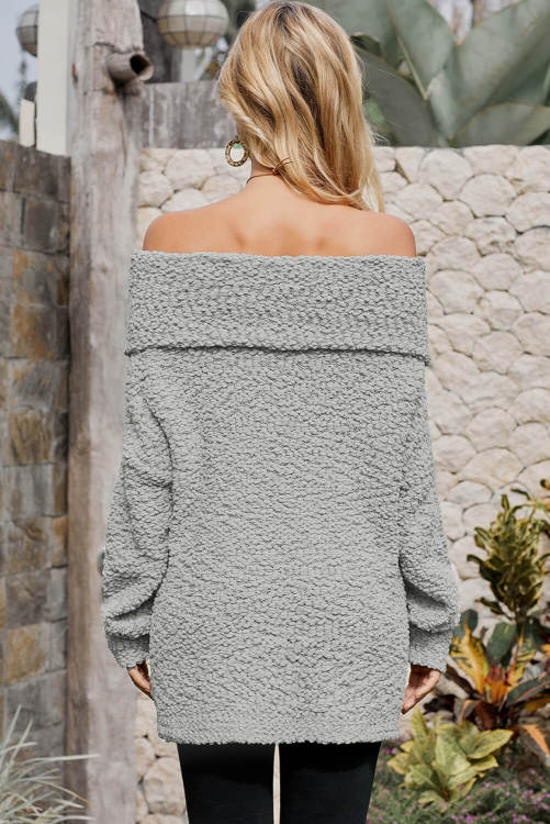 Off shoulder sweater