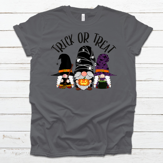 Trick or Treat Gnomes Graphic Tee