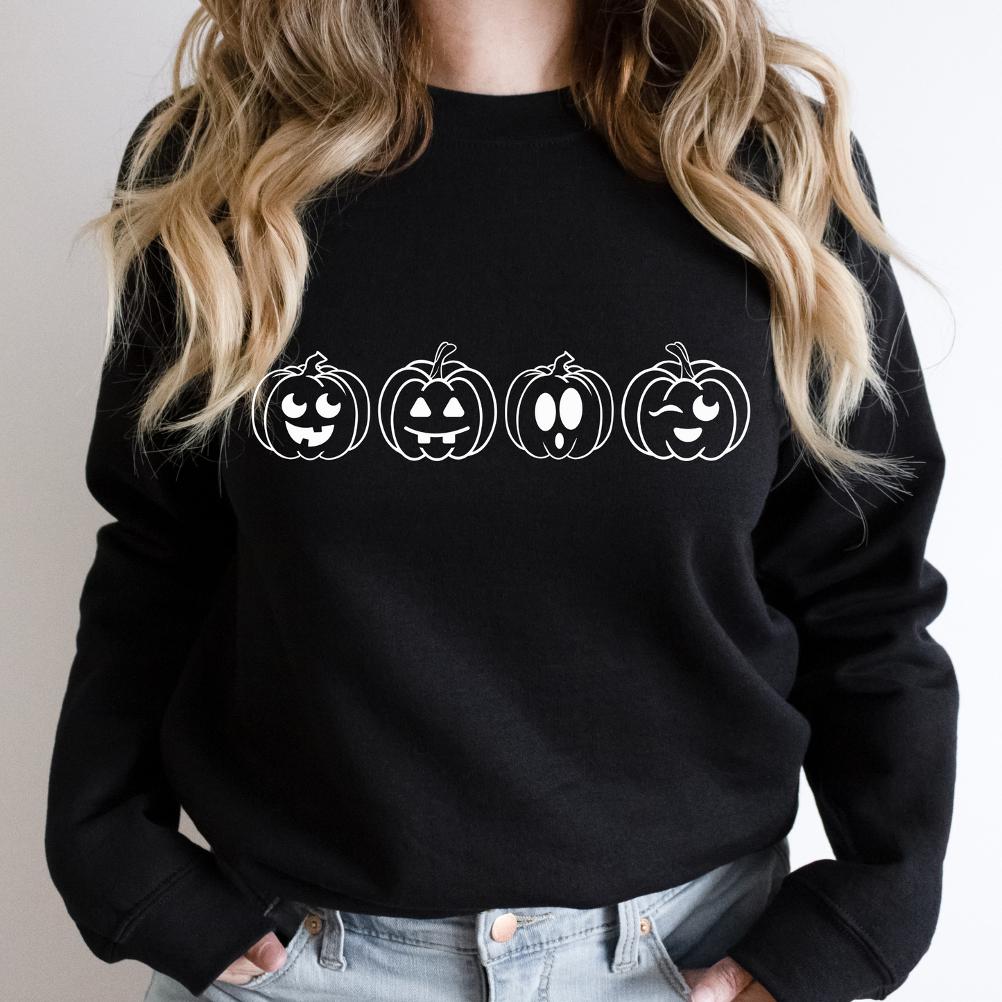 Pumpkin Faces Sweatshirt